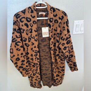 Knox Rose Leopard Print Cardigan